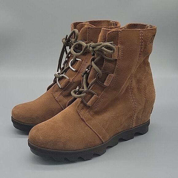 SOREL Joan of Arctic II Wedge Boot Suede Leather - Picture 4 of 9